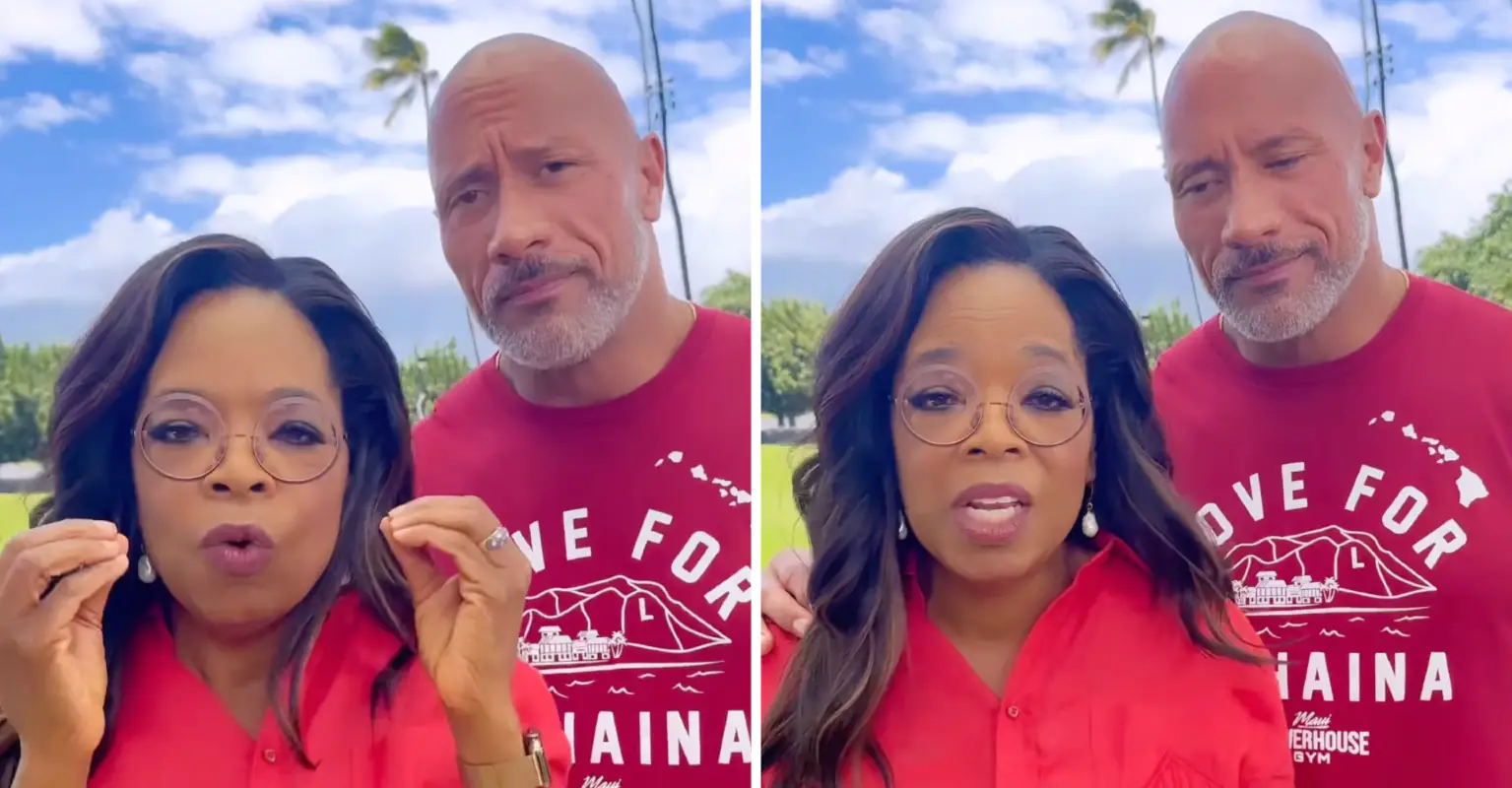 Oprah Winfrey and Dwayne 'The Rock' Johnson pledge $10 Million for Maui wildfire victims