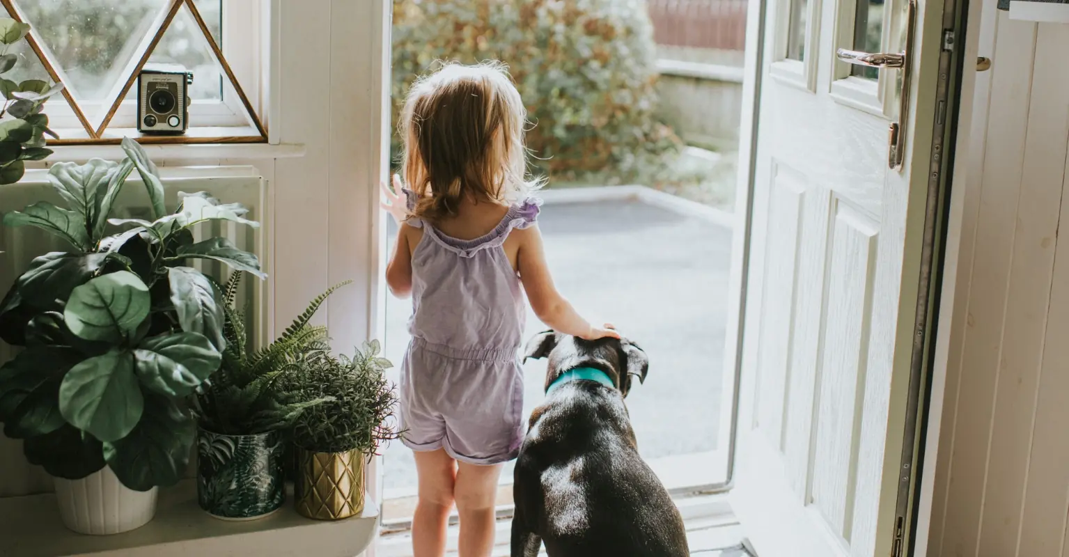 Missing toddler, 2, found in the woods using her faithful pet dog as a pillow