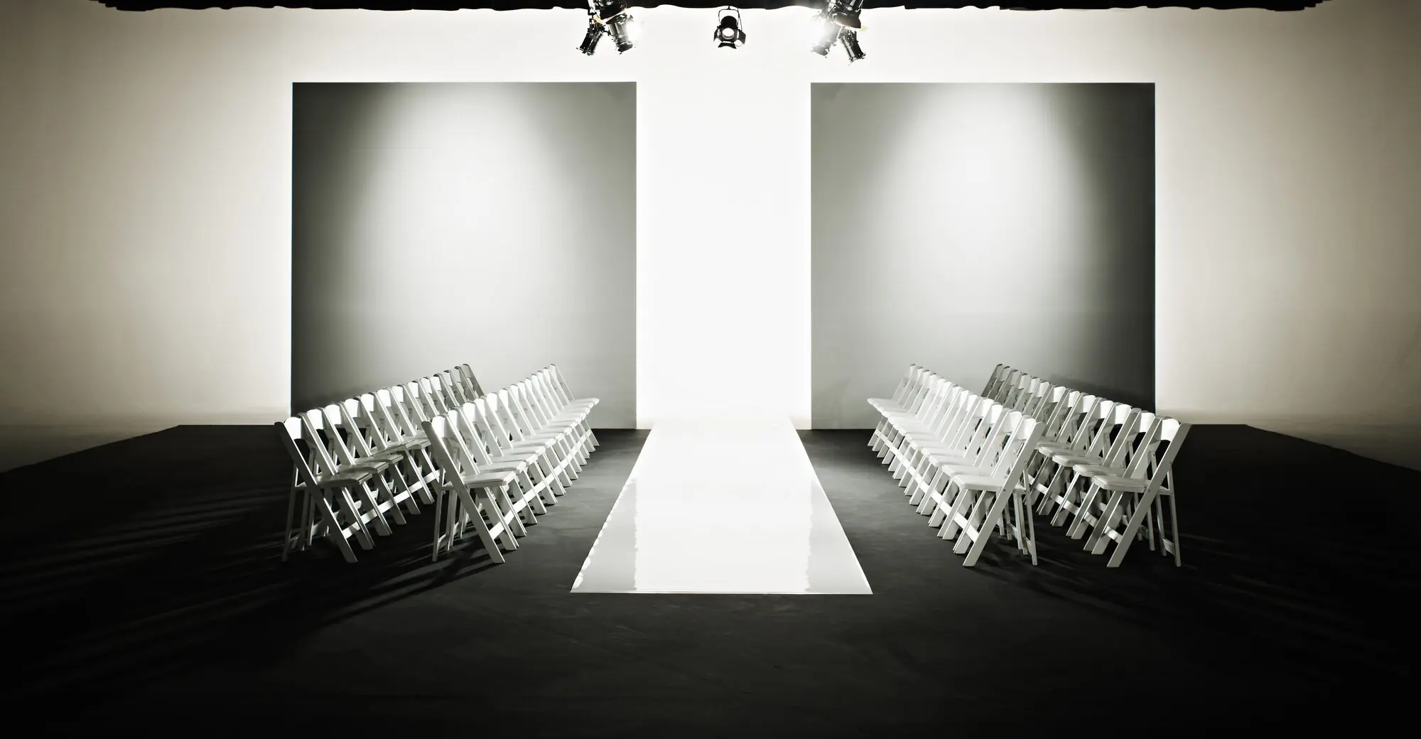 Fashion week impostor walks the catwalk in a trash bag - no one notices until they're floored by security