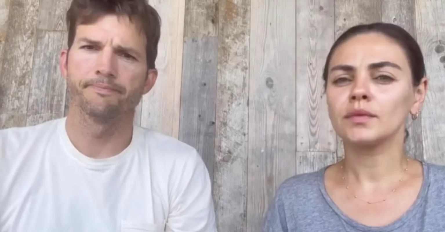 Ashton Kutcher and Mila Kunis respond to anger over letters of support for Danny Masterson