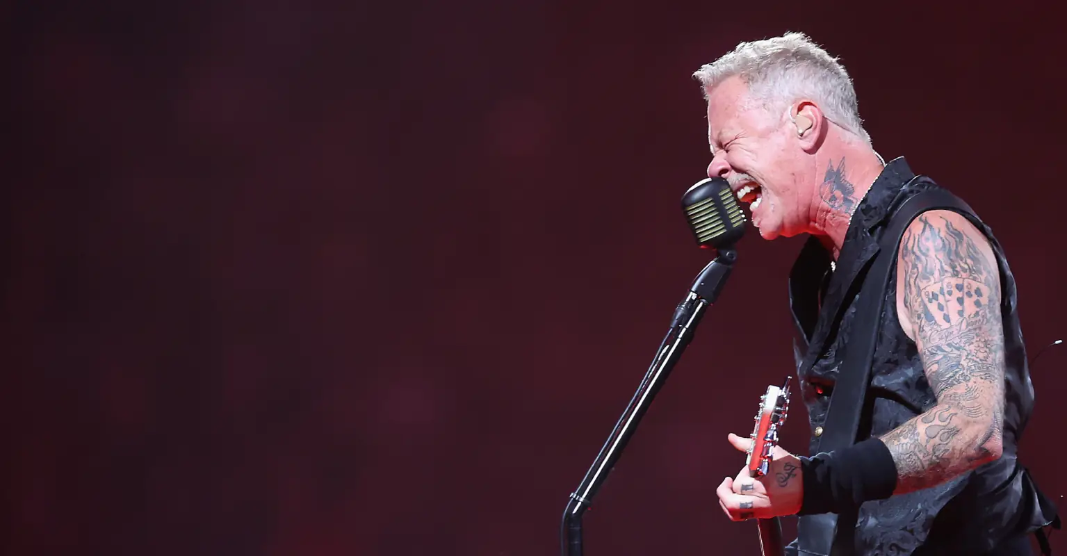 Dog sneaks out of owner's home and is spotted sitting in Metallica concert