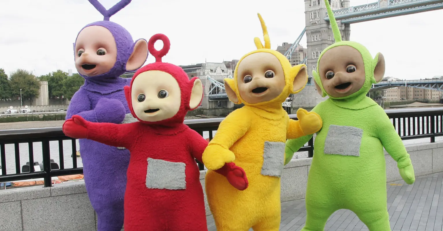 The 'Teletubbies' sun baby reveals she's now pregnant with her own baby