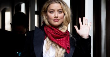 Amber Heard spotted walking with crutch after suffering hip injury