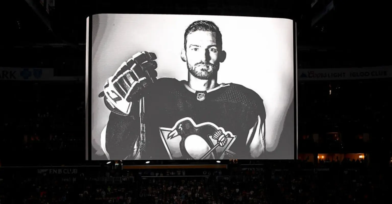 Girlfriend of ice hockey star who died after being slashed during game ran onto ice after accident