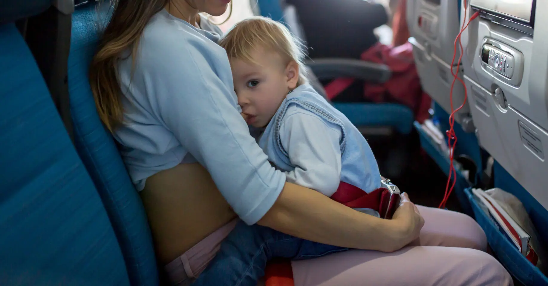Obese plane passenger praised for refusing to give extra seat she'd paid for to a toddler