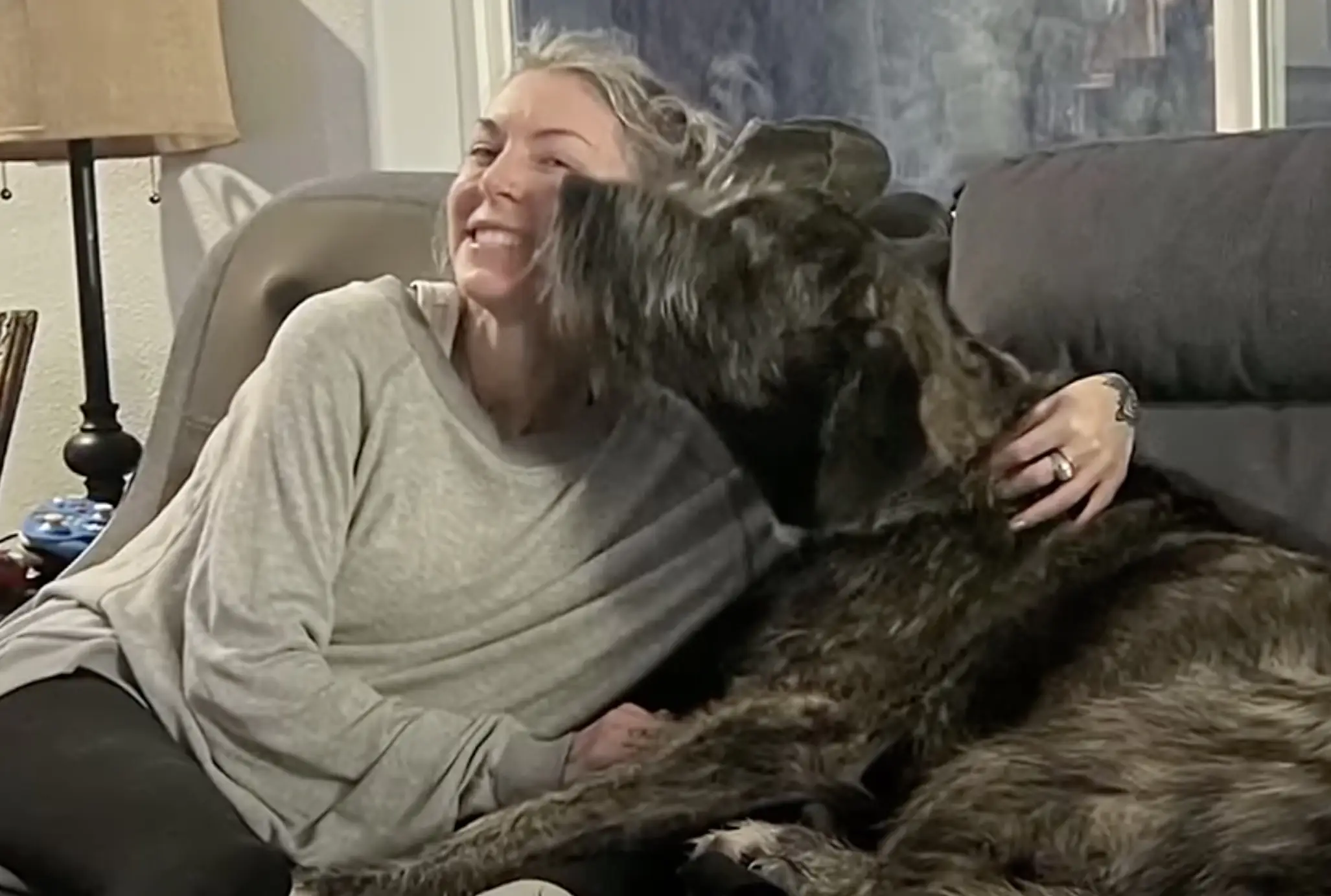 Mother-of-four vanishes after jumping into frozen river to save family dog