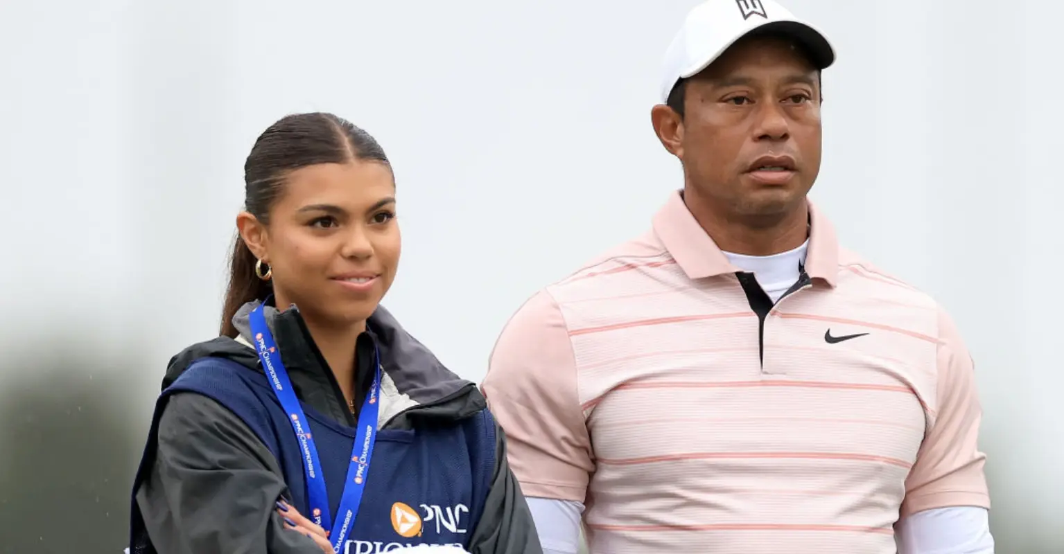 Fans can't stop gushing over how much Tiger Woods' teen daughter looks like him