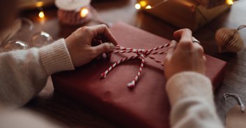 Toddler wakes up at 3:00AM on Christmas Day and opens presents under tree without family