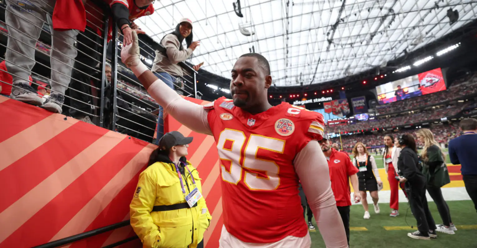 Viewers left emotional after seeing Chris Jones crying during the national anthem: 'What America is all about'