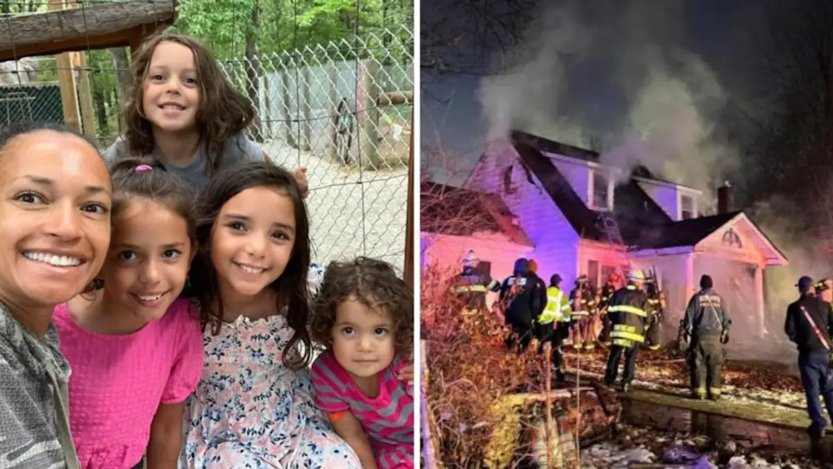 Grieving father of children killed in house fire alongside their mom ...