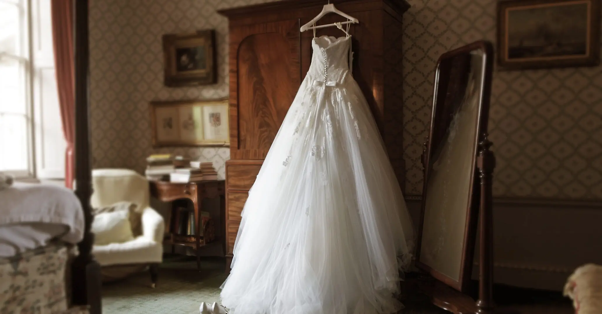 Bride's dress ruined as red paint is thrown all over her by 'men that her mother-in-law hired'