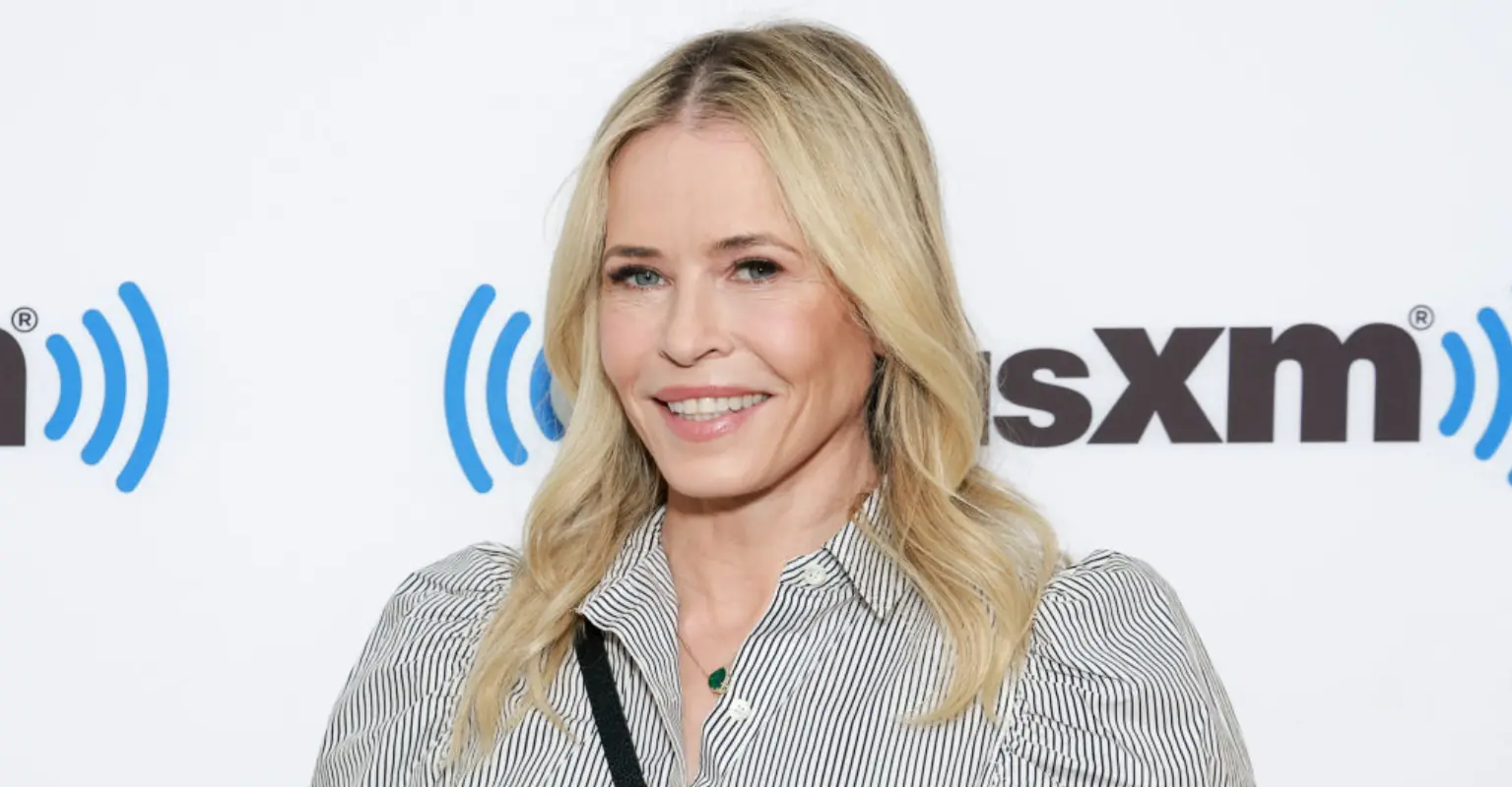 Chelsea Handler celebrates turning 49 by skiing in a bikini while enjoying a drink