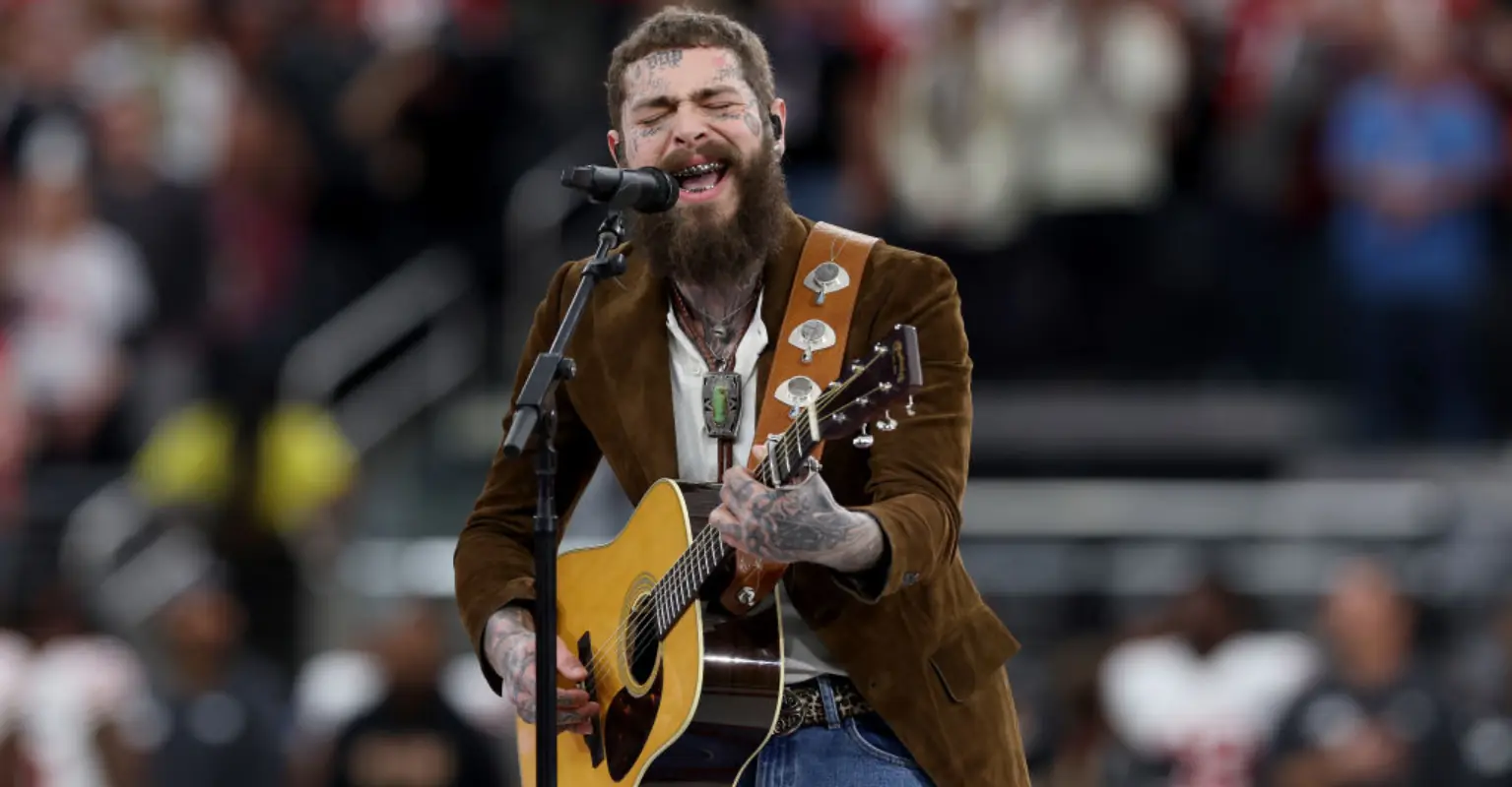 Viewers are calling Post Malone's performance of 'America the Beautiful' the 'best version they've ever heard'
