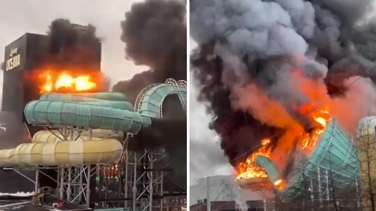Man missing and 12 hospitalized following huge explosion at water park