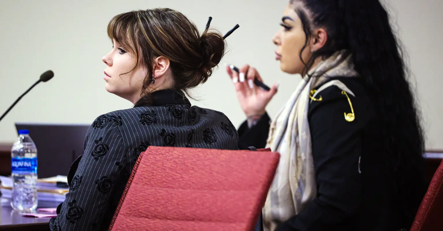 ‘Rust’ armorer Hannah Gutierrez-Reed doesn't react as she's shown Halyna Hutchins’ bloody shirt during trial