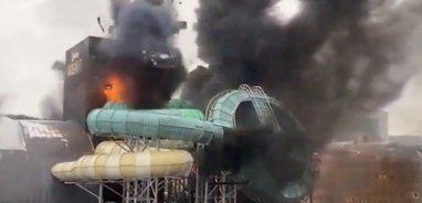 Man missing and 12 hospitalized following huge explosion at water park