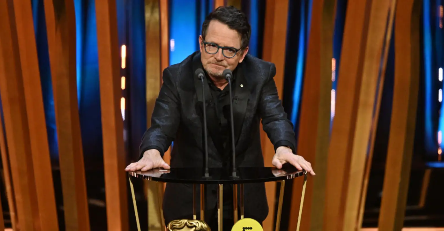 Michael J. Fox fights back tears as he receives a standing ovation at the BAFTAs amid Parkinson's battle