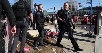 Patrick Mahomes' little brother Jackson praised for allegedly looking after child who became separated from parents during parade shooting