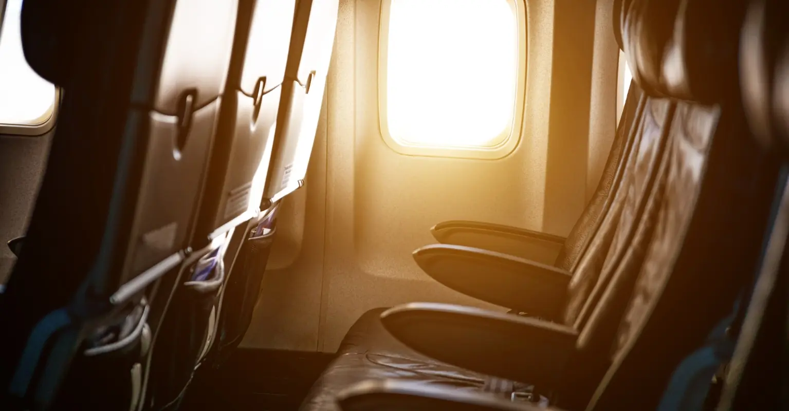 Flight attendant reveals the 'scary reason' they sit on their hands during take off