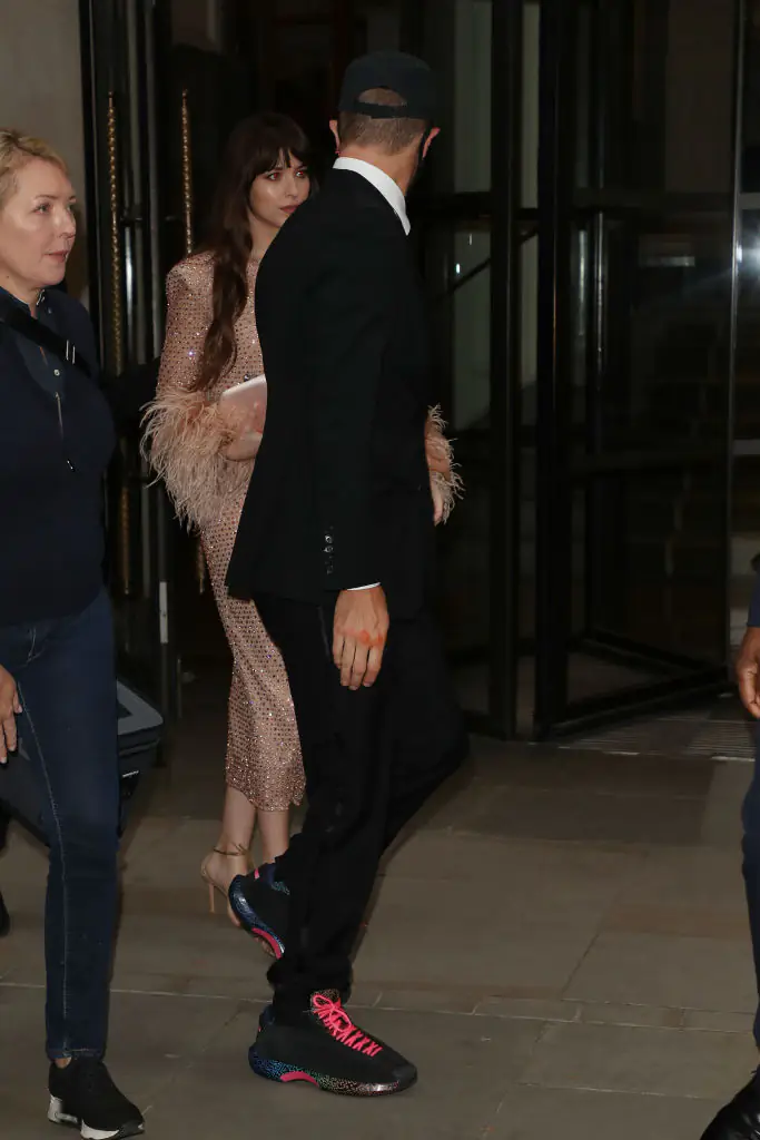 Chris Martin and Dakota Johnson