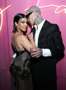 Kourtney Kardashian and Travis Barker