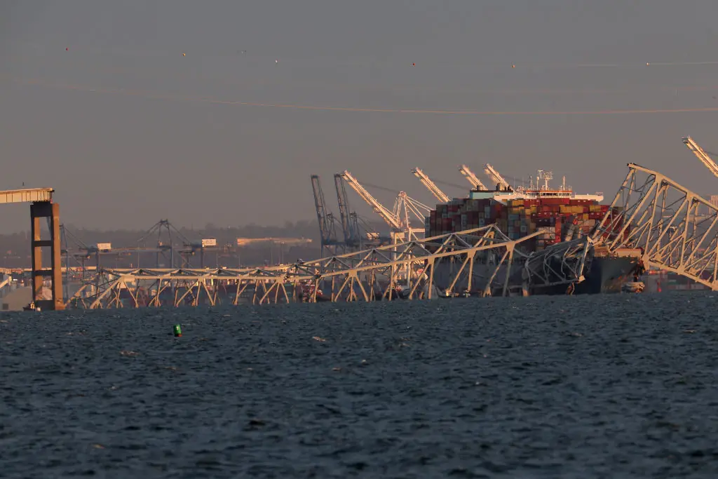 Baltimore's Francis Scott Key Bridge Collapses After Being Struck By Cargo Ship