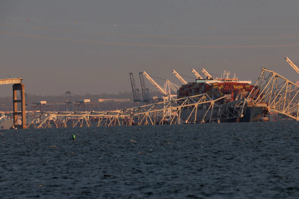 Baltimore's Francis Scott Key Bridge Collapses After Being Struck By Cargo Ship