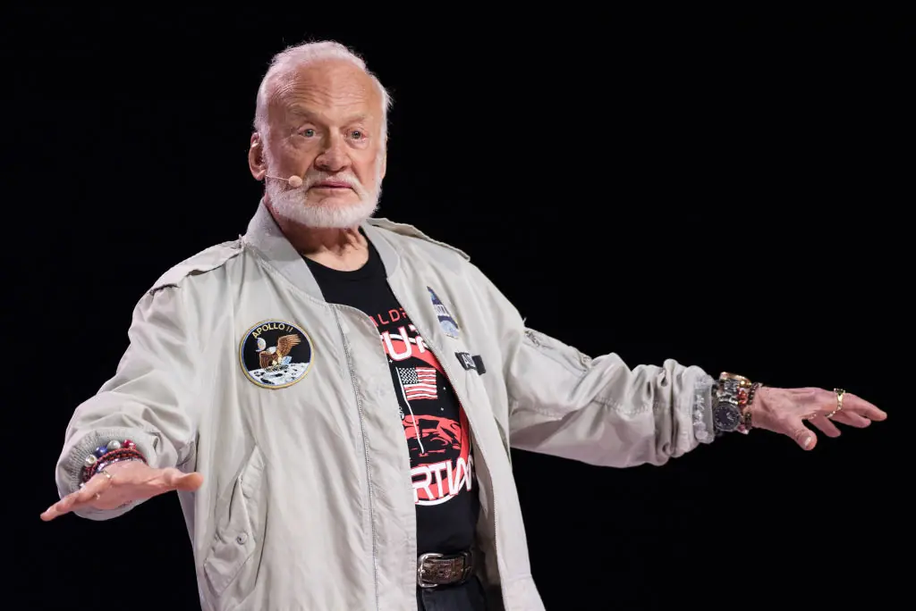 Moment Buzz Aldrin punched a conspiracy theorist who repeatedly accused him of faking the Moon landing - Article Image 1