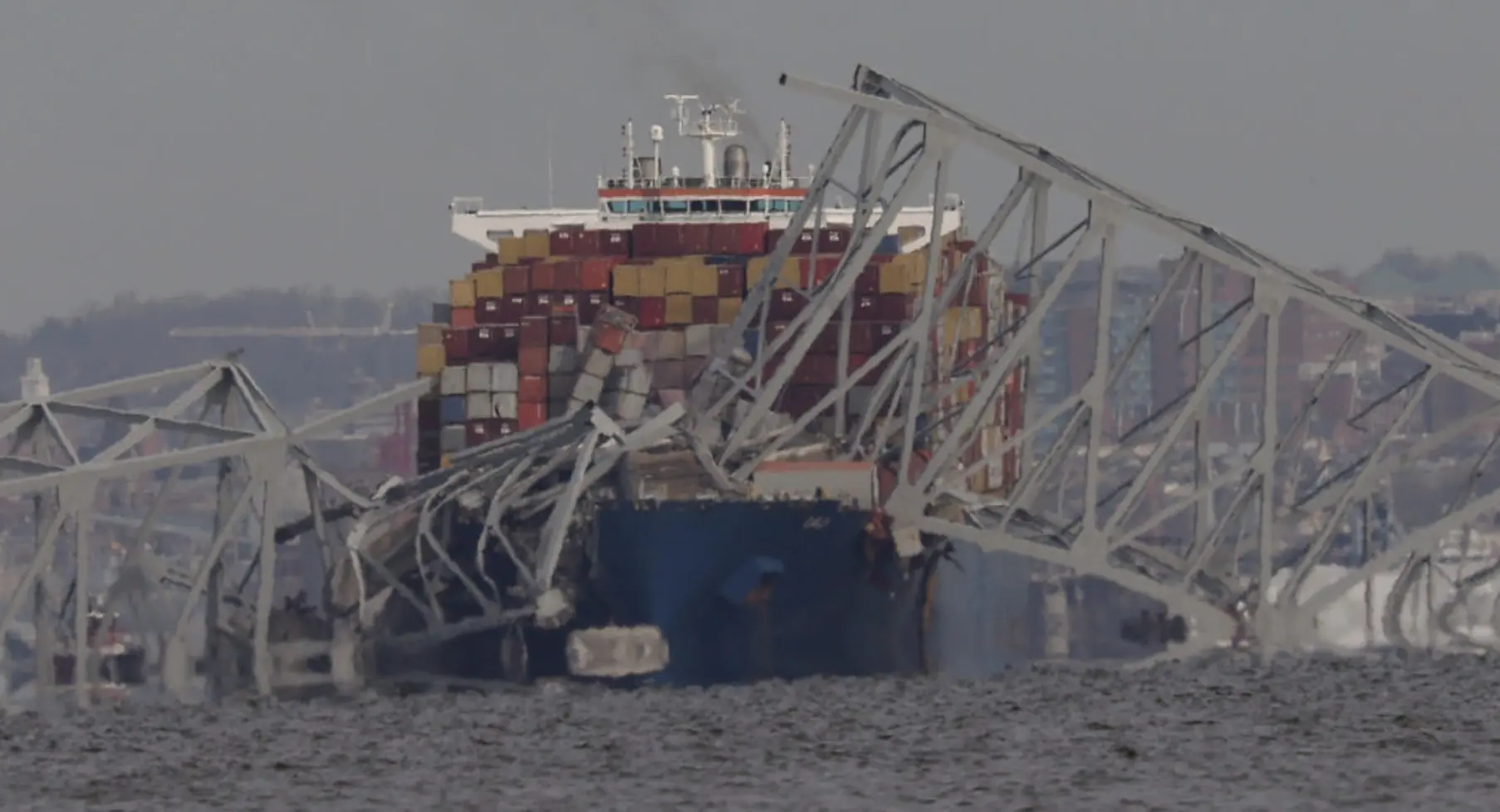 Harrowing emergency crew audio reveals officer calling on 'everybody' to help after Baltimore bridge collapse