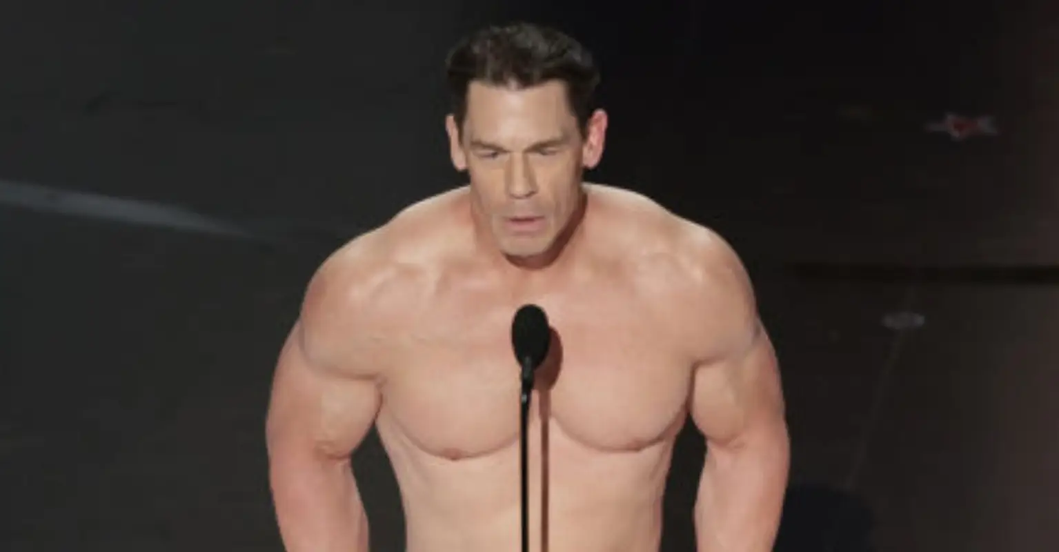 Adult streaming site offers John Cena $500,000 to strip off live on camera after he appeared 'naked' at Oscars