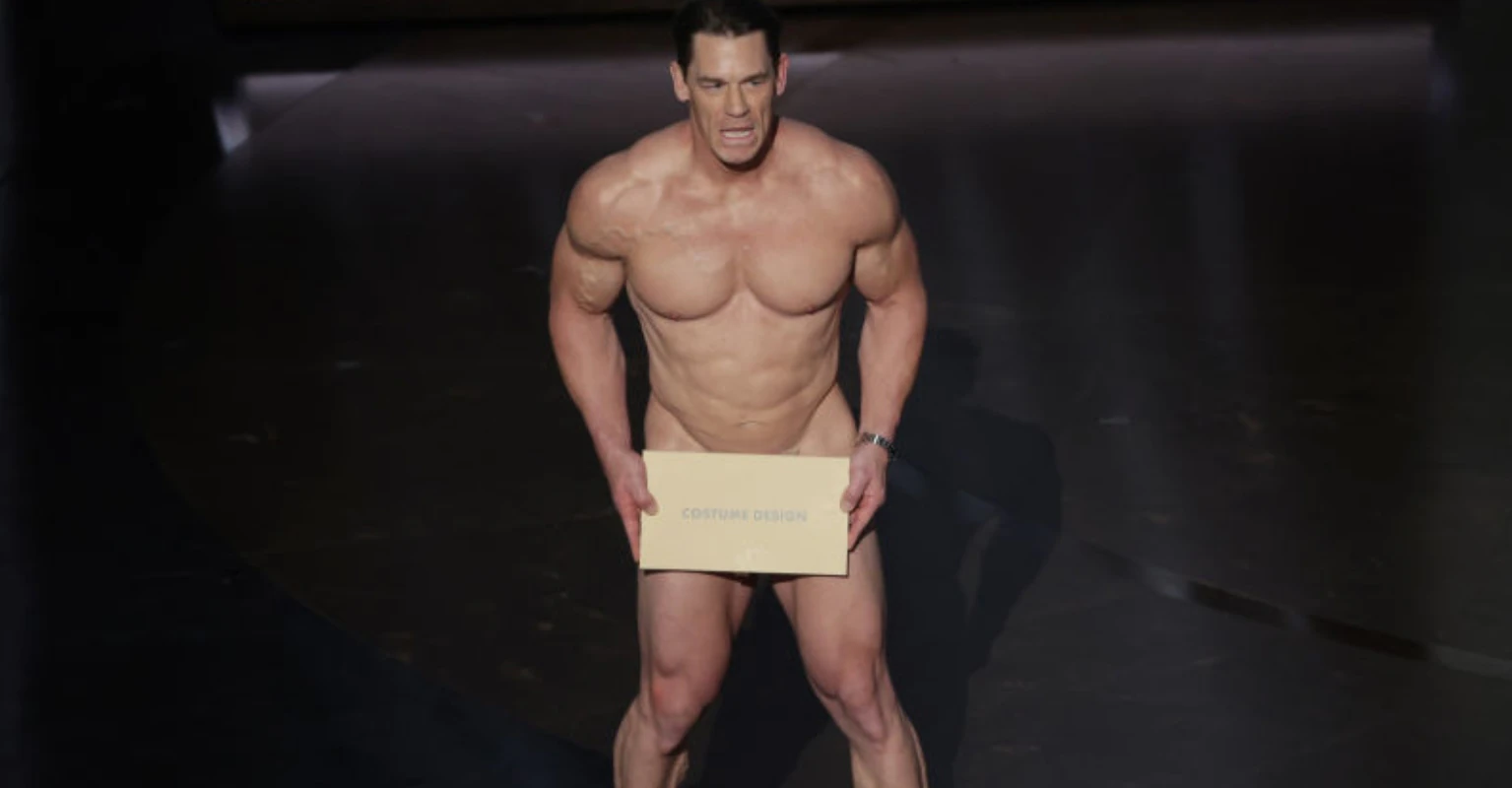 Viewers genuinely can't believe John Cena appeared naked at the 2024 Oscars