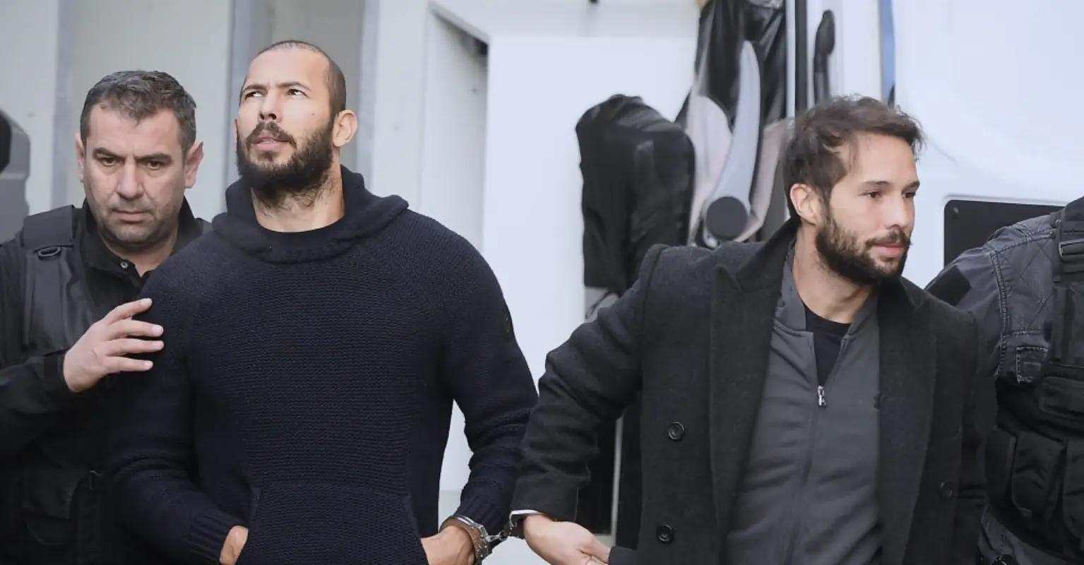 Andrew Tate and brother Tristan are detained in Romania after UK issues arrest warrant