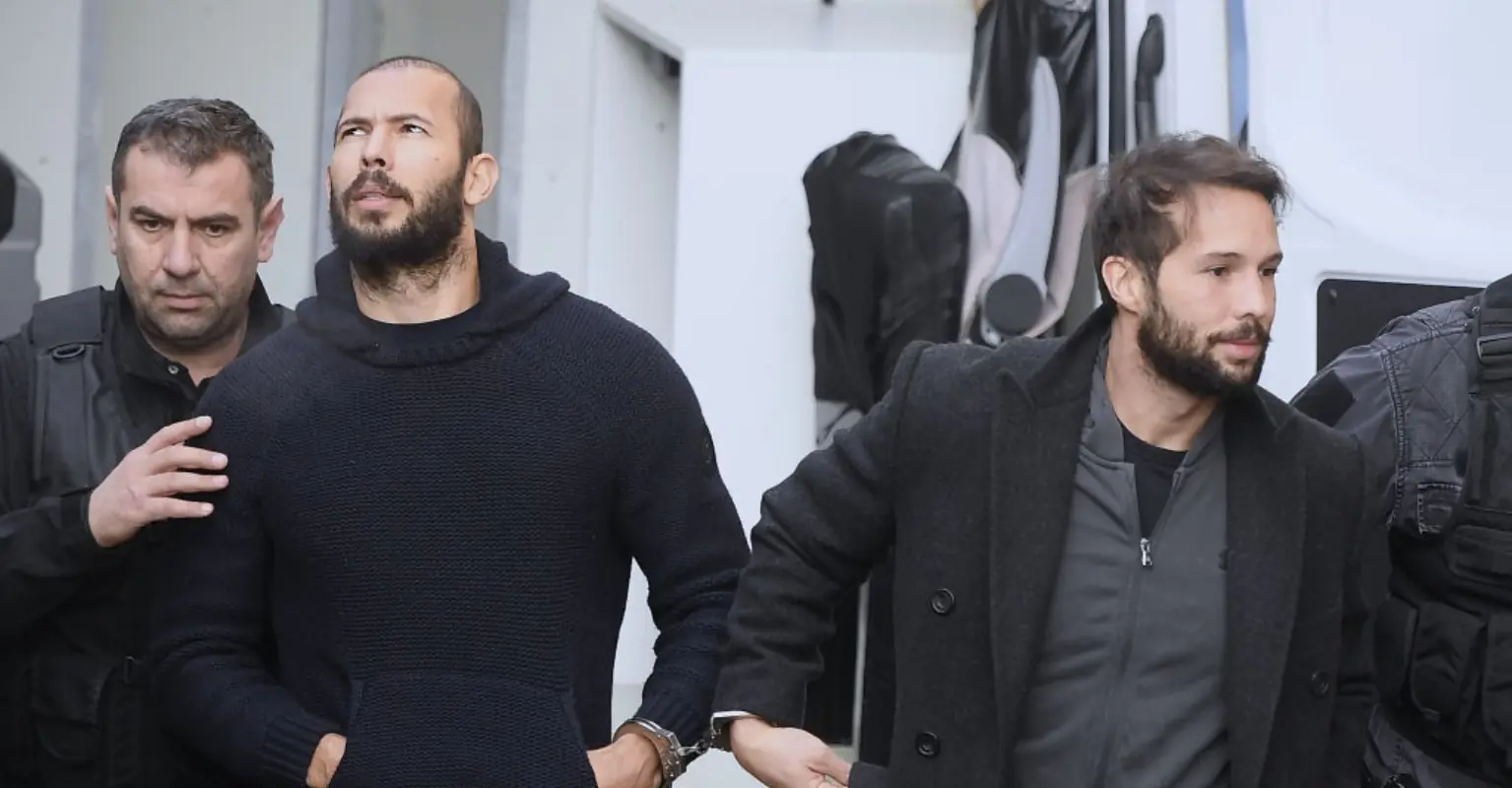 Andrew Tate and brother Tristan are detained in Romania after UK issues arrest warrant