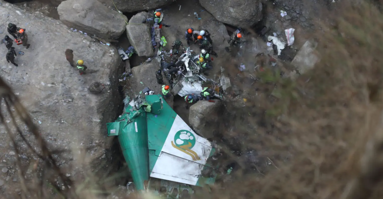 Haunting footage shows final moments of plane before crash kills at least 68 passengers on board