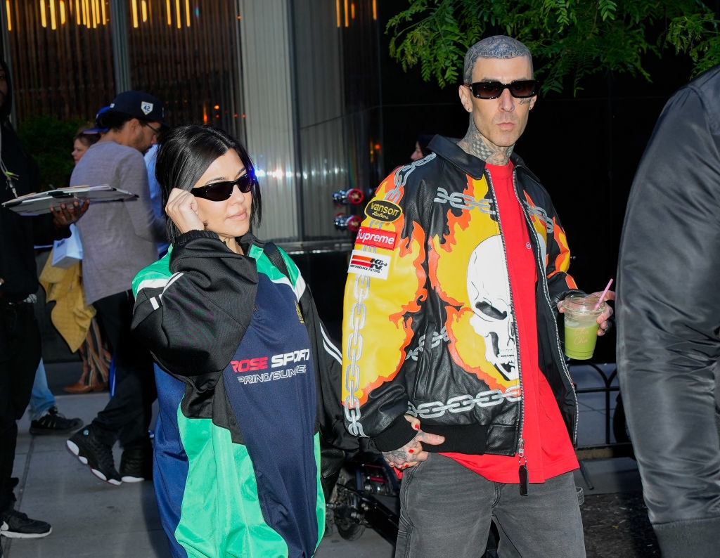 Kourtney Kardashian and Travis Barker