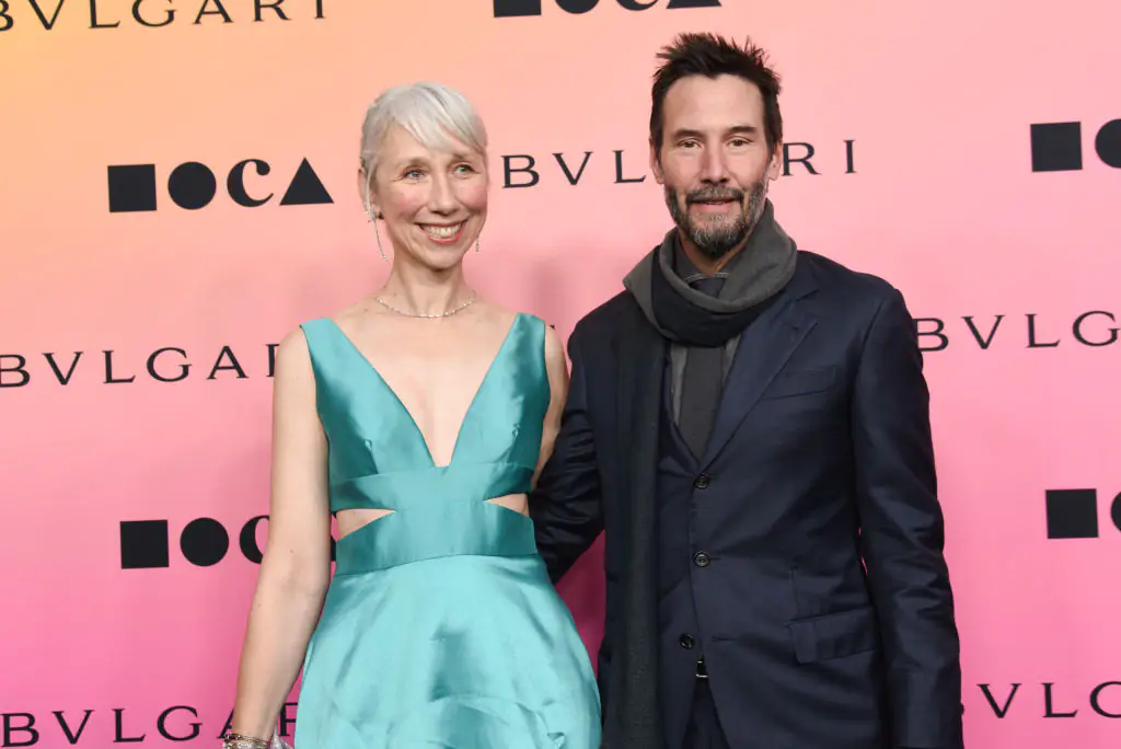 Keanu Reeves and Alexandra Grant 