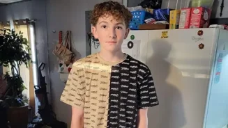 Boy, 14, was trying to protect his girlfriend before being stabbed to death by two masked teens at local mall