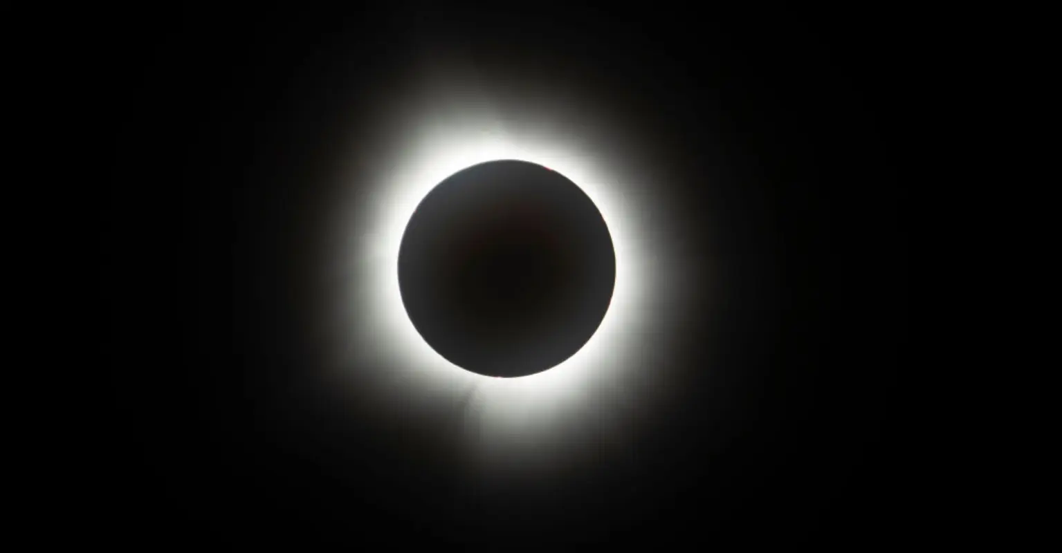 NASA shares spectacular photo showing what the solar eclipse looked like from space