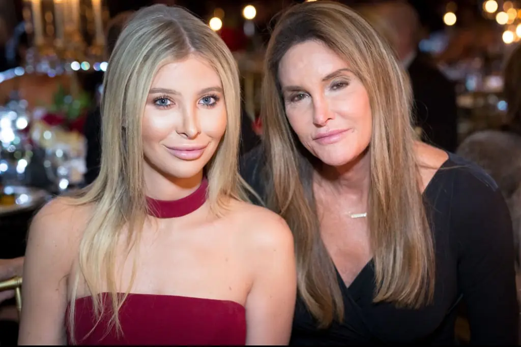 Sophia Hutchins and Caitlyn Jenner. Credit: Greg Doherty / Getty