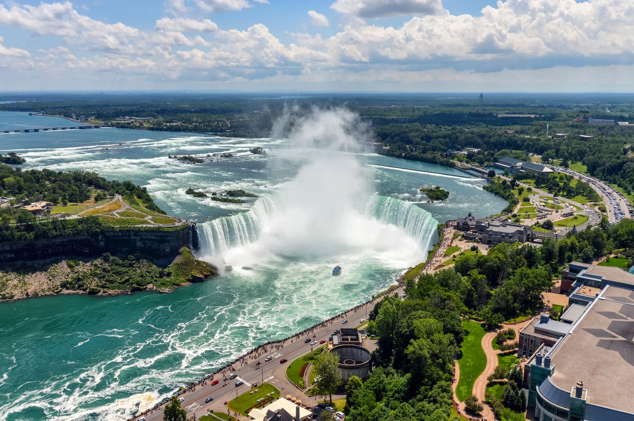 Niagara falls. Credit: Starcevic/Getty