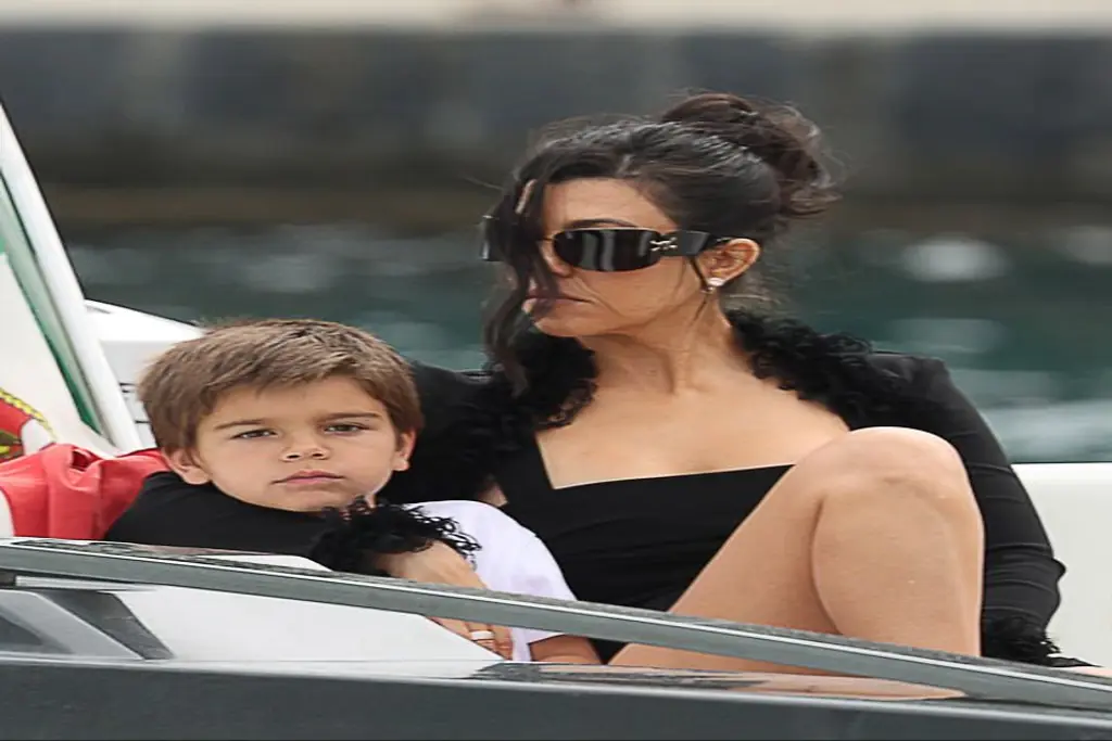 Kourtney Kardashian-Barker's son has addressed a circulating rumor. Credit: Robino Salvatore/GC Images