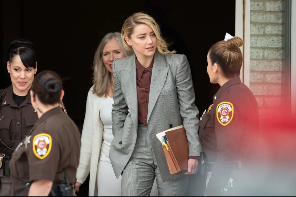Amber Heard at the trial. Credit: Consolidated News Pictures/Getty