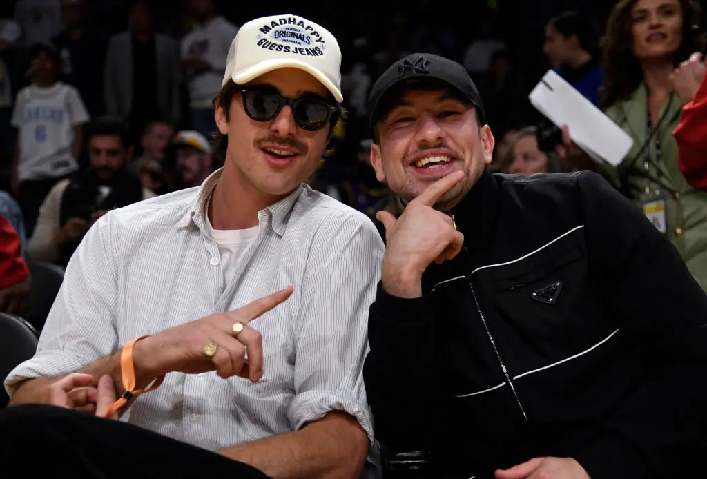 Keoghan starred alongside Jacob Elordi in Saltburn. Credit: Kevork Djansezian/Getty 