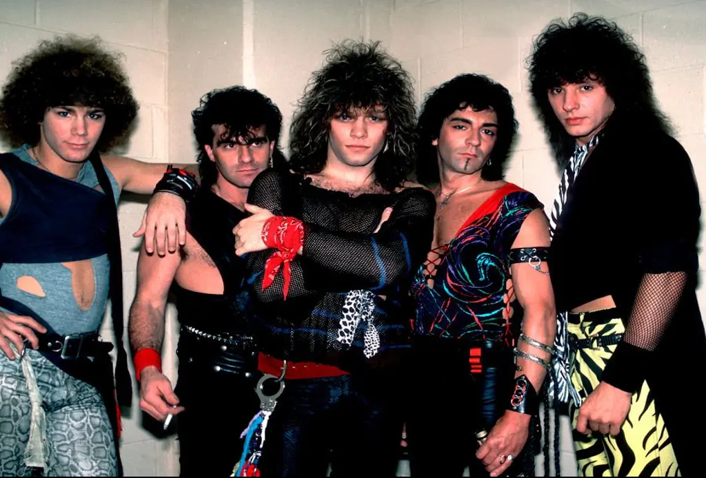 Ioannis created art for bands such as Bon Jovi. Credit: Paul Natkin / Getty