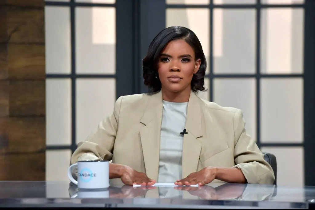 Right wing commentator Candace Owens has been sued by the Macrons over her claim that Brigitte was born male. Credit: Jason Davis / Getty