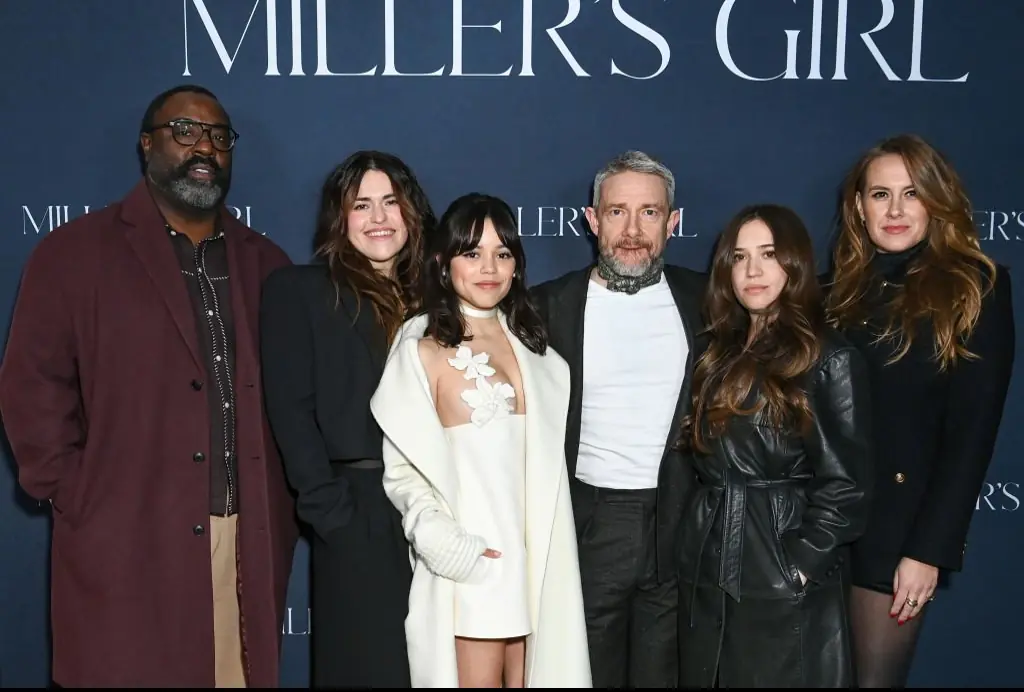 The cast of 'Miller's Girl. Credit: Jon Kopaloff/Getty/Lionsgate