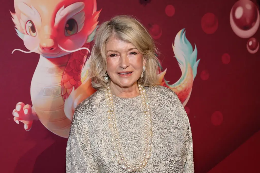 Martha assured her followers that the images were not taken with a flash. Credit: Theo Wargo/Getty Images for CCTV Prelude to Lunar New Year