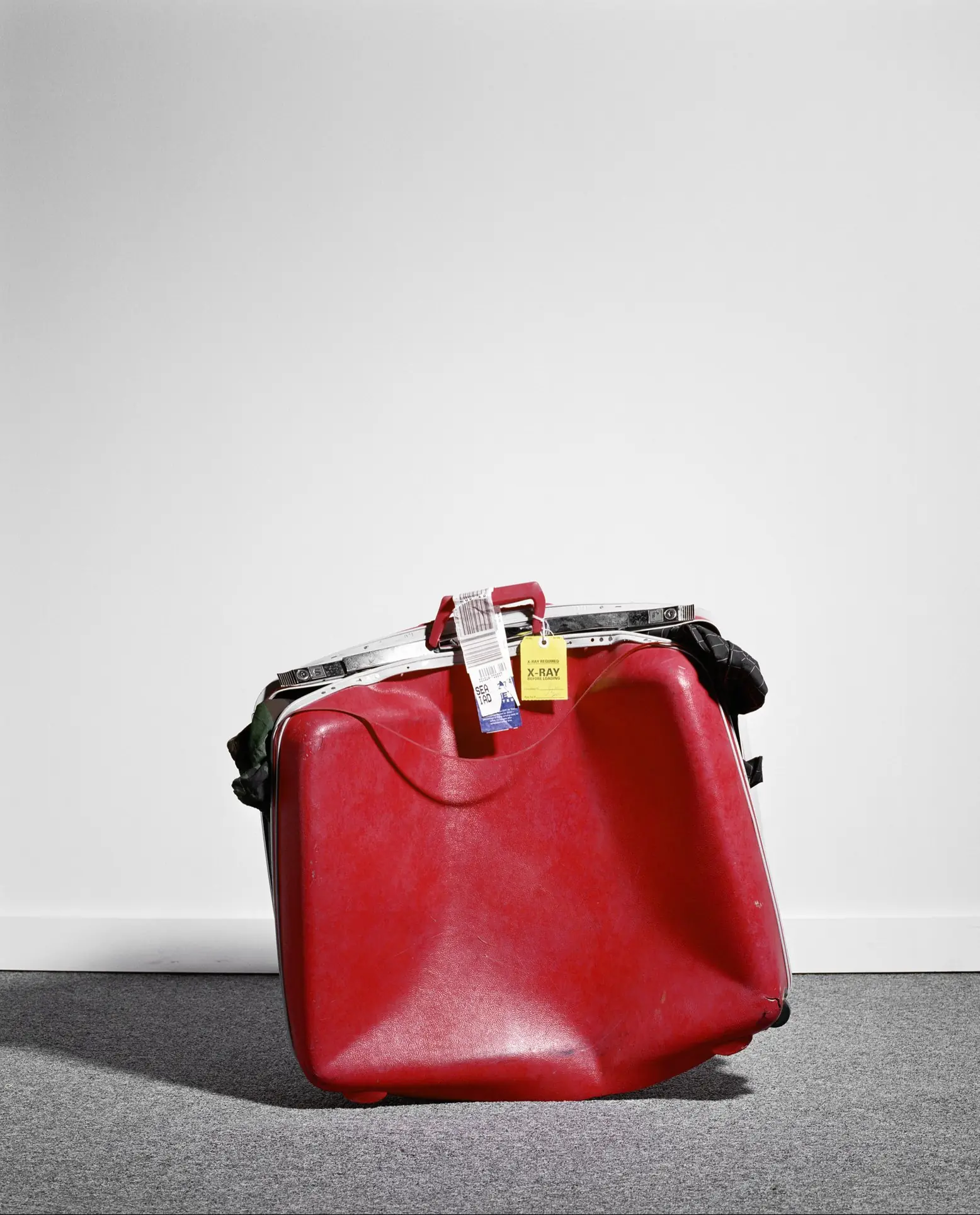 There's nothing worse than seeing your suitcase has taken a battering. Credit: 	Ryan McVay/Getty Images