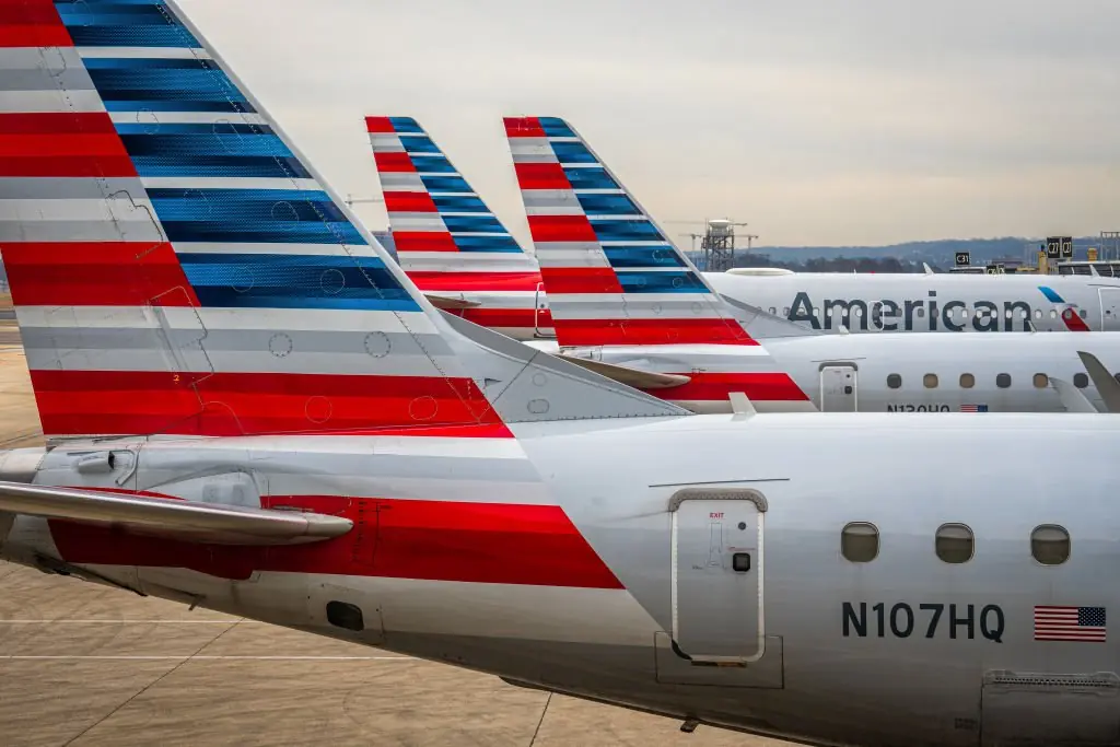 American Airlines grounded all of its flights on Christmas Eve. Credit: J. David Ake / Getty