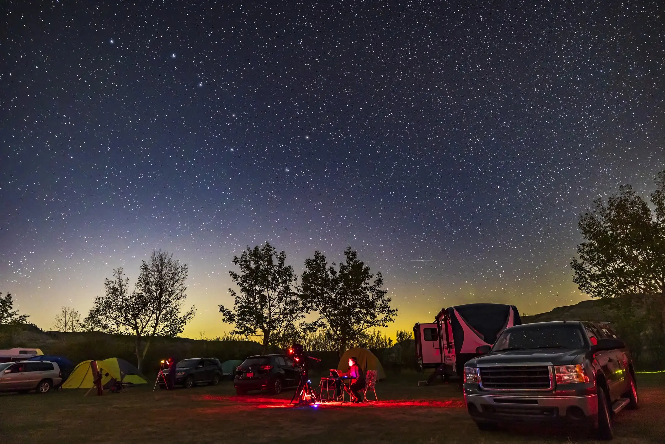 NASA have advised people to go to a rural area to be able to see the shooting stars better. Credit: Alan Dyer/Stocktrek Images/Getty